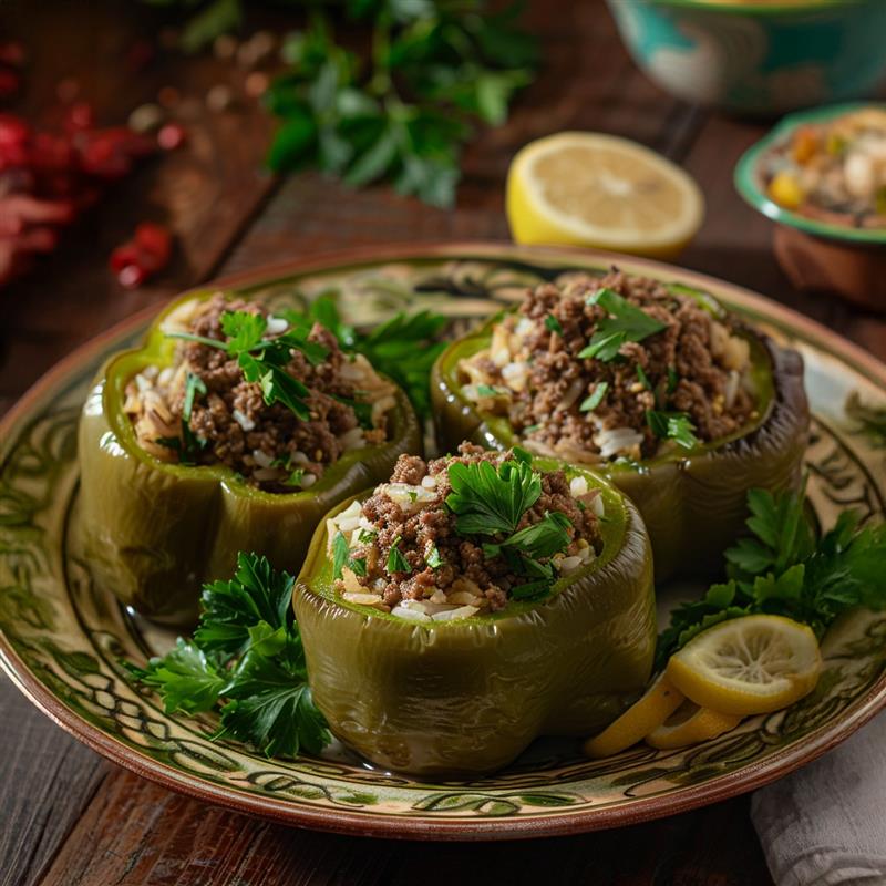 Görsel4 etli biber dolması tarifi